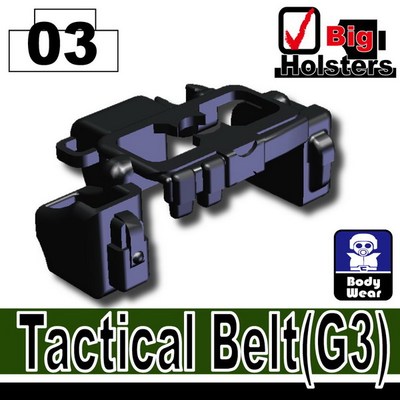 Minifig.cat 乐高人仔兼容配件第三方武器G3 战术腰带 全新 MC157
