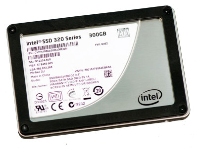 Intel/英特尔  320 40GB 2.5in SATA 3G SSD 笔记本固态硬盘