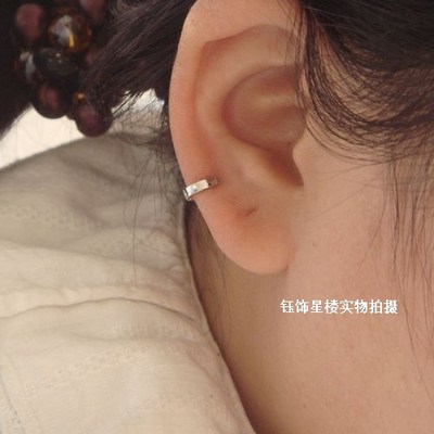 超小耳骨环 925纯银最小耳骨耳扣内直径5-6毫米紧包迷你小圈耳环