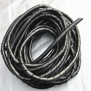 缠绕管 绕线管 缠线管 卷式结束带 束线带Ф8MM黑色/白色