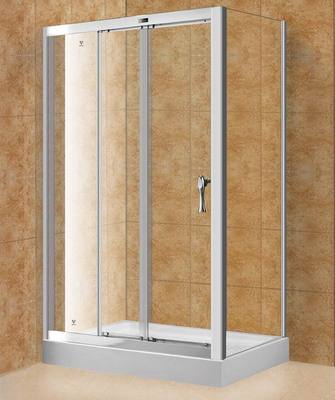 万家优恒简易淋浴房移门卫生间隔断冲凉房玻璃浴室浴室玻璃门WF05