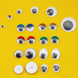 环保儿童益智玩具幼儿手工制作材料娃娃眼睛活动眼睛3D眼睛环保
