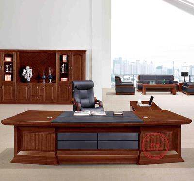 安徽合肥办公家具现代家具3.2/3.0米油漆总裁办公桌老板桌大班台