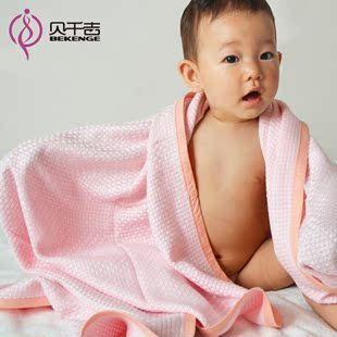 贝千吉 100%竹纤维婴儿透气毯童毯毛巾被盖毯春夏秋全竹宝宝凉毯