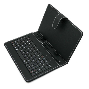 批发 平板电脑键盘皮套7寸8寸9寸9.7寸10寸通用十字纹带键盘皮套