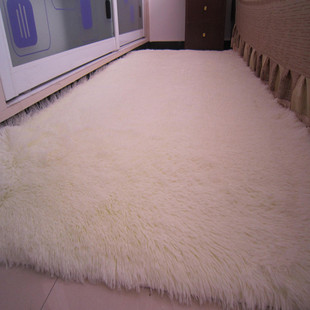 无味加厚长丝毛地毯客厅茶几卧室床边毯飘窗垫满铺纯色大地毯定制