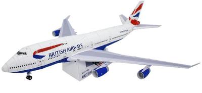 手工DIY 益智玩具 仿真飞机 播音747 民航客机 3D立体拼装纸模型