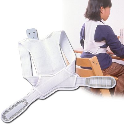 日本本土产品(100%原装进口) 儿童矫姿带防驼背矫正带 坐姿矫正