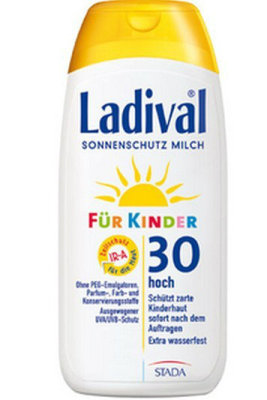 德国代购ladival婴儿儿童spf30护肤防晒乳液喷雾 宝宝保湿防晒霜