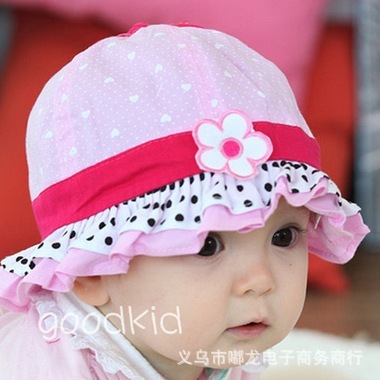 男女婴儿帽子春夏季宝宝帽子遮阳帽套头帽夏天儿童帽子韩版