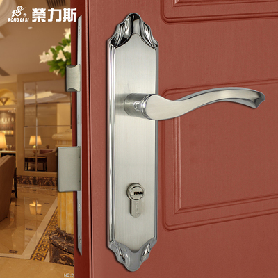 豪华别墅大门锁室内卧室房门锁进口不锈钢纯铜锁芯高级防盗大门锁