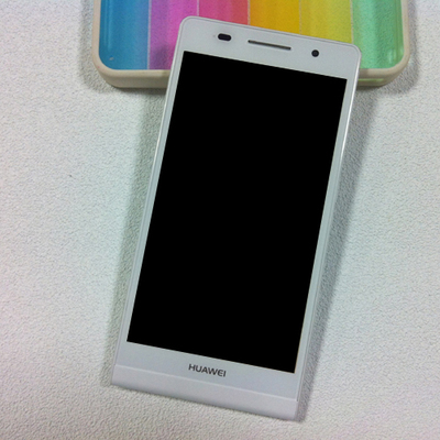 华为 P6 原厂原装手机模型 1:1手感仿真模型机 黑/白/粉色 黑屏