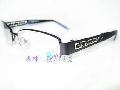 陈小春/正品TOOINCH两极眼镜 黑色半框镜架 T2-92116