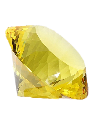 金黄水晶钻石摆件个性创意婚庆道具 婚房装饰品摆设沙发扣节日礼