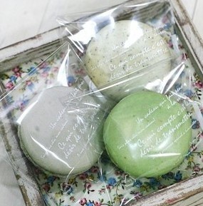 批发 韩国包装 白色英文字母透明饼干袋 马卡龙袋 小西点包装袋