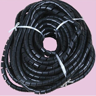 缠绕管 绕线管 缠线管 卷式结束带 束线带Ф16MM黑色/白色