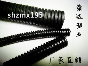 AD28.5波纹管塑料软管PP阻燃电缆保护套50米荣达荣达塑业黑色促销