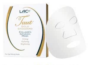 100%专柜正品日本LAC 利维喜Taut collagen mask胶原蛋白面膜