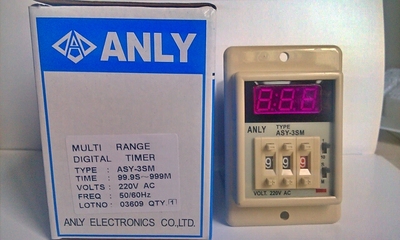 全新 精品 ANLY多功能数显时间继电器ASY-3SM AC220V 保用12个月