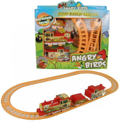 愤怒的小鸟火车轨道玩具 电动玩具 益智拼插 儿童玩具批发