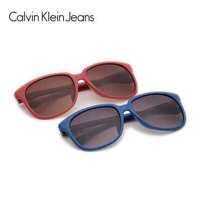 CalvinKleinJeans太阳镜女士墨镜防UV板材眼镜复古方框CKJ729SAF