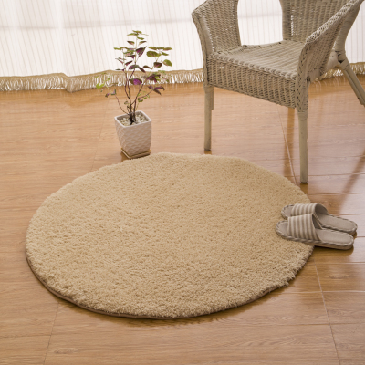 羊羔绒 加厚圆形地毯电脑椅地毯圆形吊篮藤椅地毯瑜伽地毯