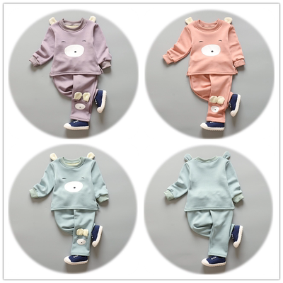 秋冬装0-1岁男女宝宝衣服冬天婴儿童棉衣套装婴幼儿童外套三件套