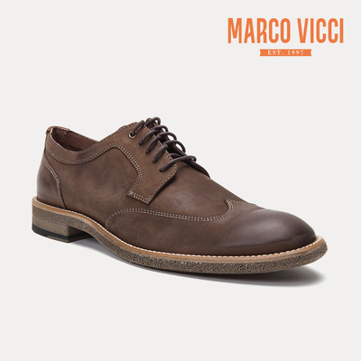 MARCO VICCI日常休闲 男士时尚休闲牛皮单鞋皮鞋V1303