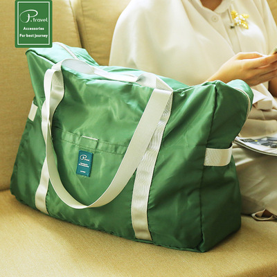 可套拉杆箱的旅行包手提行李袋折叠包便携购物袋收纳包大容量男女