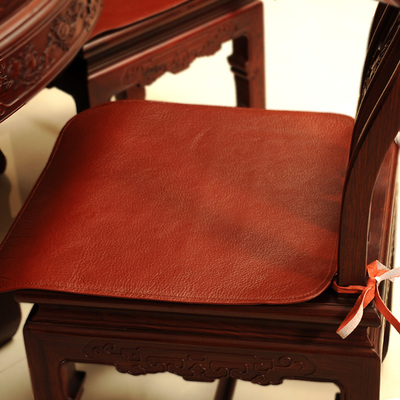 透气真皮椅垫红木布艺椅子垫子坐垫餐椅垫学生办公室汽车座垫定做