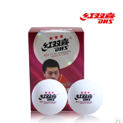 DHS红双喜 三星球 乒乓球 赛福 40+ 新材料有缝球 比赛用球 正品
