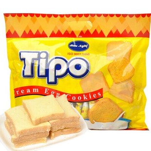 正宗友谊牌TIPO越南面包干300g鸡蛋牛奶味饼干进口零食品三包包邮