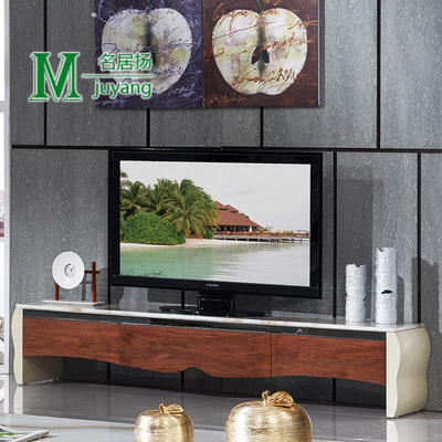 名居扬简约现代客厅家具大理石组合电视柜茶几套餐0影视柜地柜2米