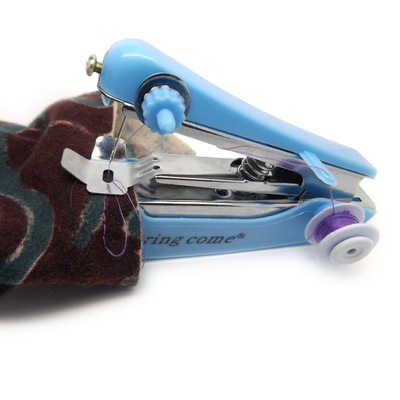 家用手动迷你缝纫机便携式小型袖珍微型裁缝机缝衣机针线特价