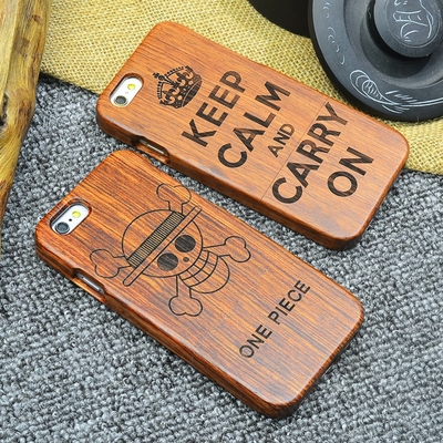 iphone6手机壳保护套全木苹果6splus手机套创意雕刻六4.7外壳潮6s
