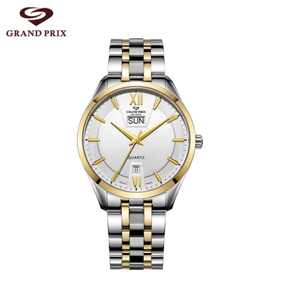 GRAND PRIX格林瑞士进口表男女式防水石英表时尚商务防水情侣手表