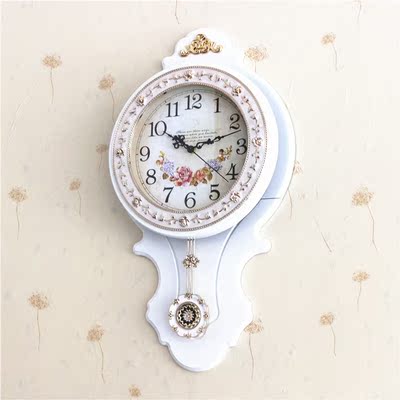 欧式挂钟客厅钟大号表白色静音卧室现代时尚时钟创意简约石英钟表