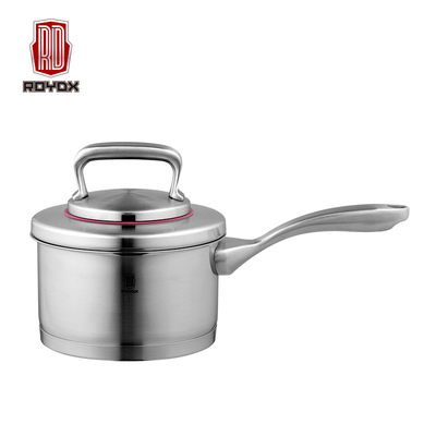 正品ROYDX莱德斯厨房锅具用品304不锈钢奶锅烧锅小汤锅不粘锅粥锅