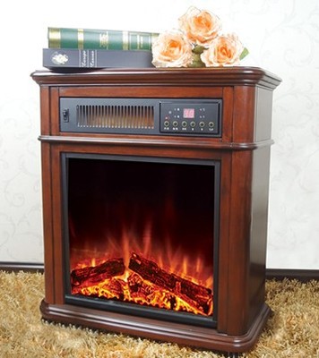 镇店之宝 欧式电壁炉取暖器 亚伦小金刚电壁炉红外线仿真火取暖气