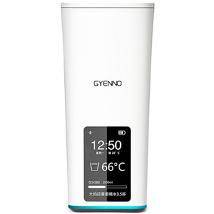 智能设备 智能水杯GYENNO Cup 钦水量温度日期抗菌大屏显示