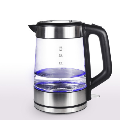 家用电热水壶全自动加厚玻璃分体1.8L多功能煮茶壶蓝光煮水