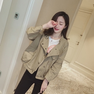 2016春装新款韩版休闲棒球服女学生短款小外套长袖夹克宽松上衣潮