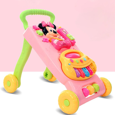 包邮婴儿学步车手推车0-2岁儿童宝宝多功能带音乐助步车玩具