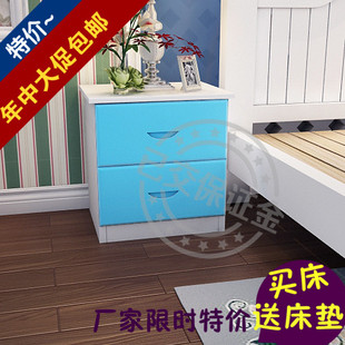 床头柜特价时尚 简约床柜实木边柜组装储物柜时尚简约简易床头柜