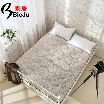别居家纺 潮流奢华斑马纹磨绒保暖床垫子1.5 1.8米床2.0m床褥折叠