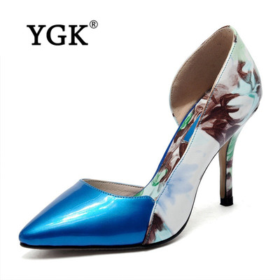 YGK 时尚品牌 尖头女鞋正品夜店性感高跟细跟OL包头套脚女鞋9830