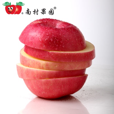 山东烟台栖霞红富士南村果园DDD8斤12粒装特大富士苹果新鲜水果
