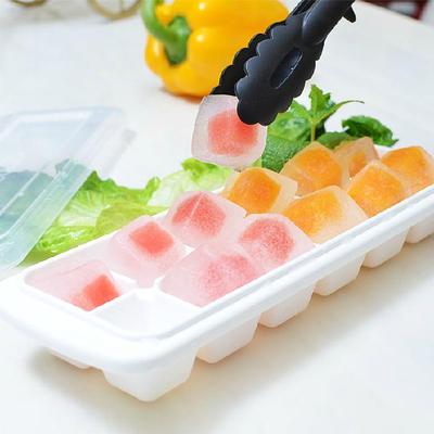 包邮日本进口 带盖塑料制冰格 多款造型冰块模具 冰箱冷冻制冰盒