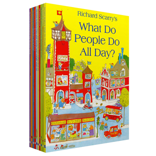 原版英文绘本斯凯瑞 Richard Scarry Collection 儿童书 全10本