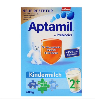 德国Aptamil爱他美婴幼儿配方奶粉2+段（24个月以上宝宝 600g）